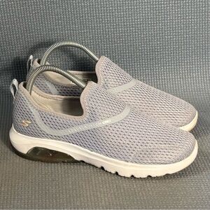 Skechers Go Walk Air-Twirl Women's Slip On Loafers Shoes 124073 Gray Size 7‎